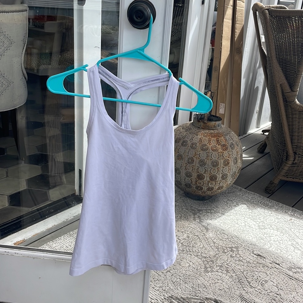NEW lulu lemon white racer back